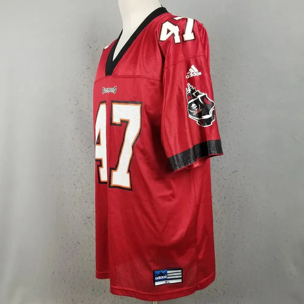Vintage Tampa Bay Buccaneers Jersey Mens XL NFL Adidas John‎ Lynch 90s